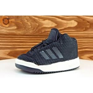 adidas Toddler Boys Sz 4‎ Medium Black Casual Shoes Synthetic